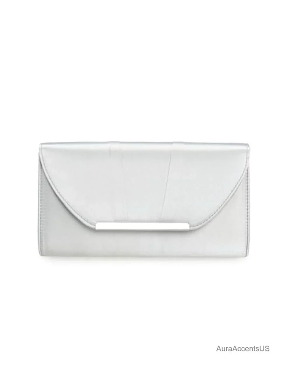 Elegant Pleated Satin Clutch with Chain Strap for Weddings & Formal Events